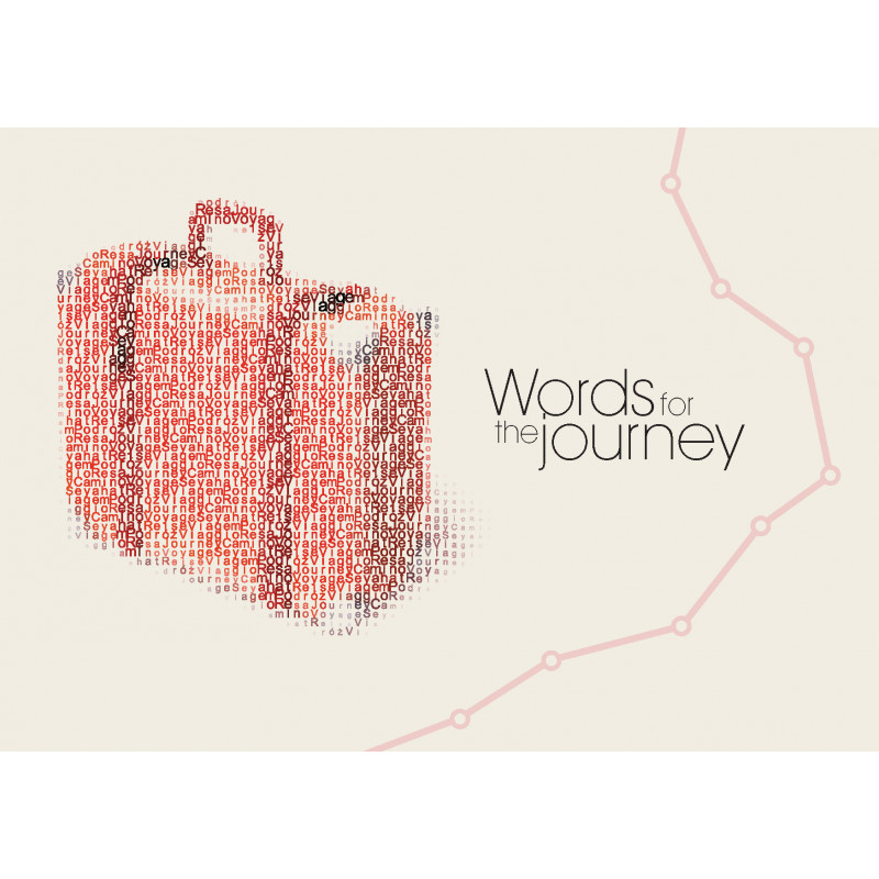 English: Words for the journey